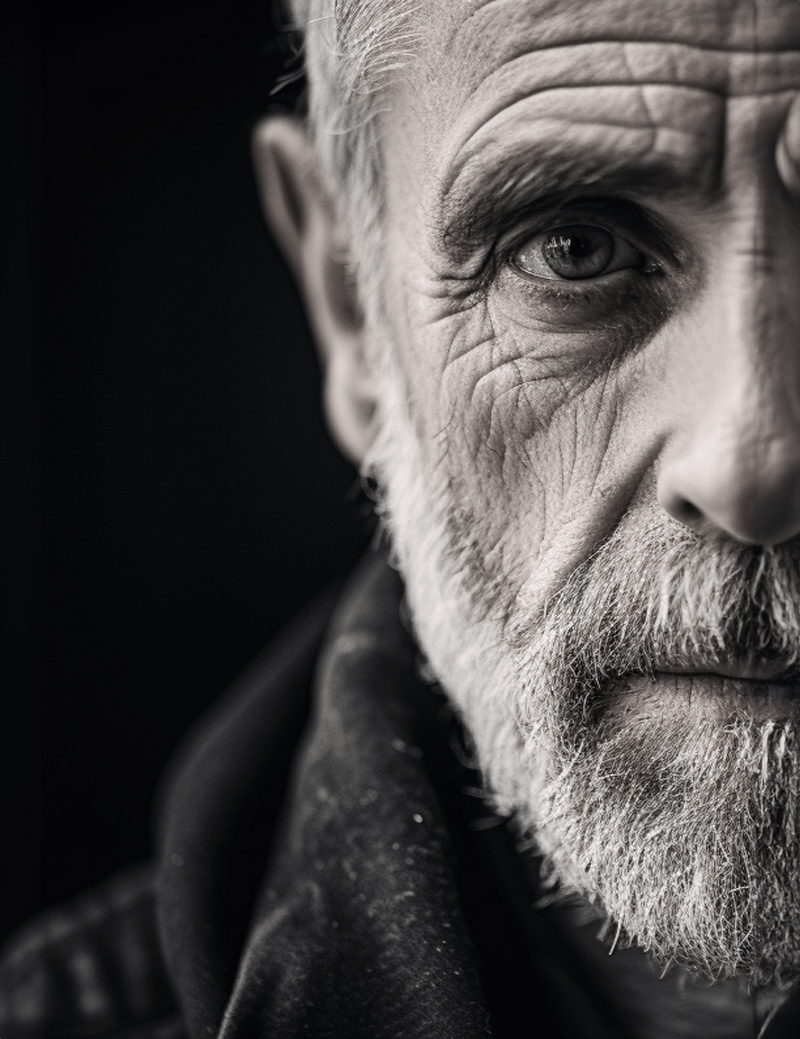 A photo of a man with mecfs.